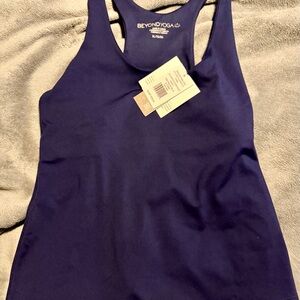 NWT Beyond Yoga Women's Navy Tank Top